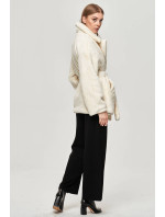 Bílá dámská bunda  s límcem model 16151694 - Ann Gissy