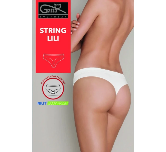 Dámská tanga model 20579605 Lili black - Gatta