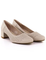 damskie na beżowe Sergio model 22034151 - LEONE