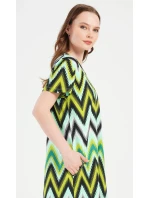 Dámské domácí šaty s krátkým rukávem Zuzana Dámské domácí šaty s krátkým rukávem Zuzana