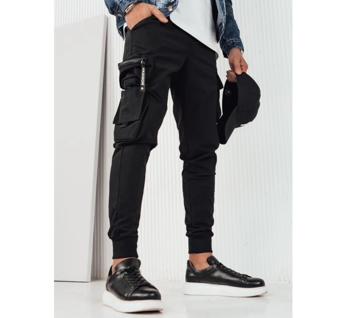 Pánské bojové kalhoty černé Dstreet UX4161