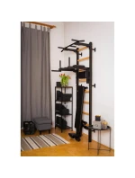 GYMNASTICKÝ ŽEBŘÍK SE CVIČEBNÍ TYČÍ, ZÁBRADLÍM A LAVIČKOU 723B