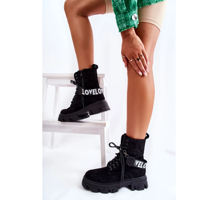 Semišové vysoké kozačky s béžove model 21593542 - Boto