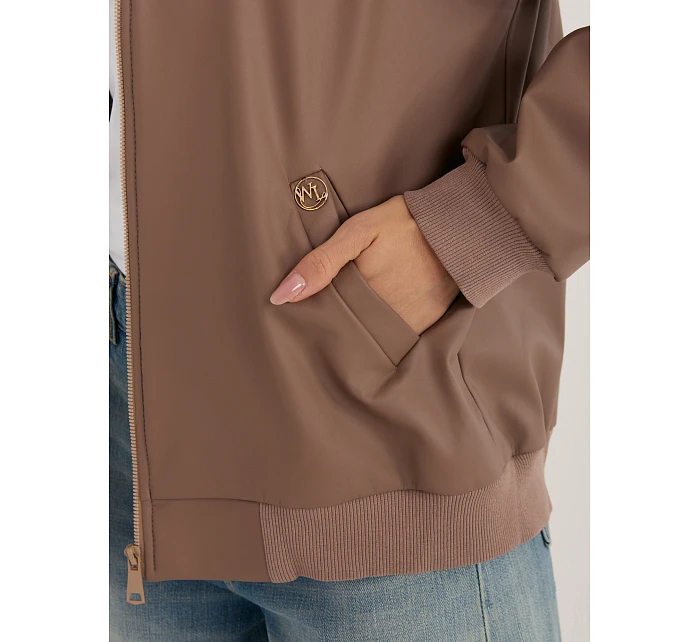 Kurtka LK KR model 22076930 ciemny bezowy - FPrice Kurtka LK KR model 22076930 ciemny bezowy - FPrice