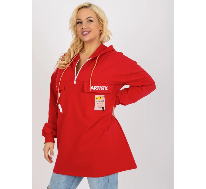 Mikina RV BL 8258.34 červená Mikina RV BL 8258.34 červená