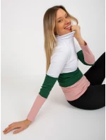 Dámská halenka RV BZ 8465 model 18310027 bílá a růžová - FPrice