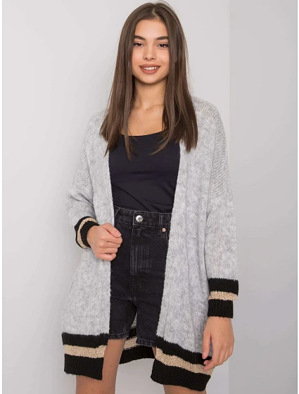 Svetr TW SW BI model 16086665 šedá - FPrice Svetr TW SW BI model 16086665 šedá - FPrice