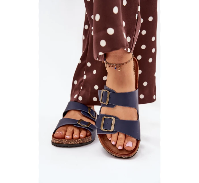 Pantofle model 216125 Step in style Pantofle model 216125 Step in style