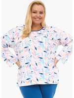 Pyžamo model 21290015 Amelia long/r 3XL5XL dámské - Cornette