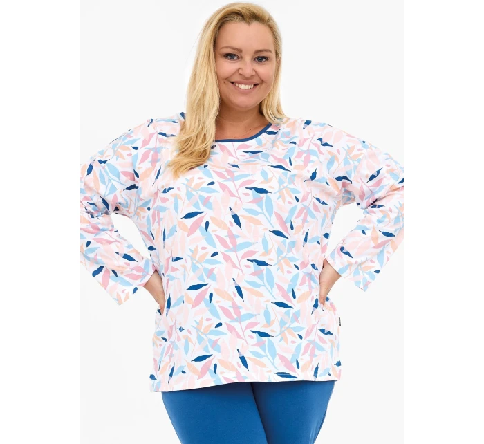 Pyžamo model 21290015 Amelia long/r 3XL5XL dámské - Cornette