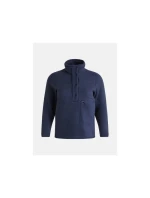 Mikina Peak Performance W Fleece Snap T Neck modrá