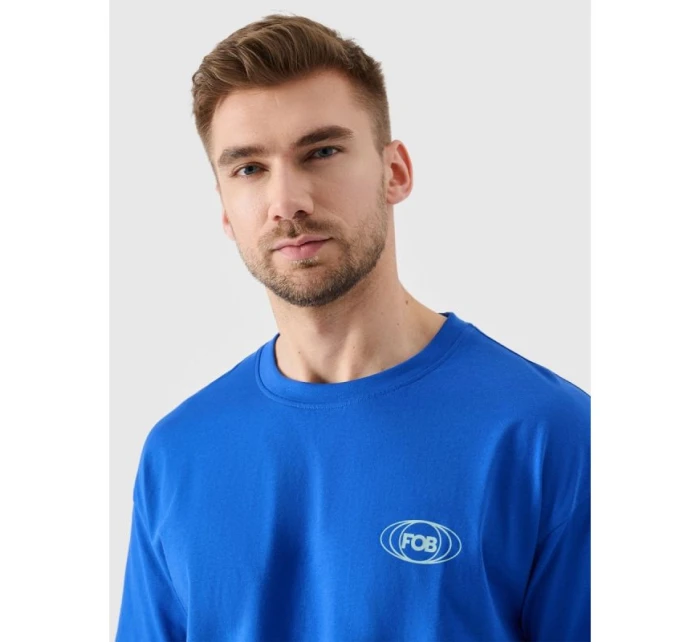 Pánské tričko oversize s potiskem 4F 4FRSS24TTSHM2535-36S