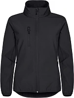 Clique Classic Softshell Jkt W Dámská 3-vrstvá softshellová bunda 67.0915 black