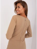 Sukienka EM SK HW 20 model 18847937 ciemny bezowy - FPrice