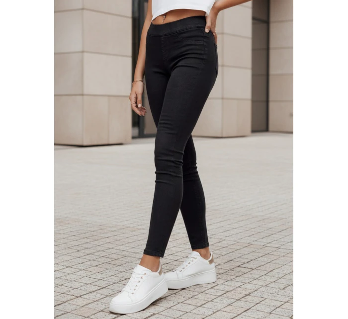 Dámské úzké džíny černé FashionStreet UY2746 Dámské úzké džíny černé FashionStreet UY2746