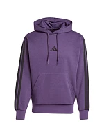 Pánská mikina Essentials 3Stripes Fleece fialová model 21342886 pánská - ADIDAS