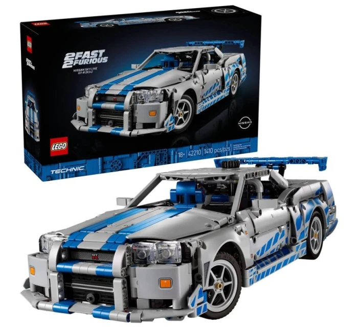 LEGO Technic 42210 Nissan Skyline GT-R (R34) z filmu Příliš rychlý, příliš zběsilý