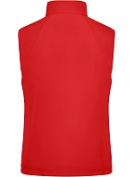 Daiber JN 1023 Dámská 3-vrstvá softshellová vesta 02.1023 red