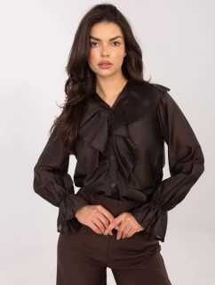 Košile IT KS 28883.80 tmavě hnědá