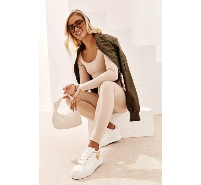 Dámské Tenisky na platformě s přívěsky, Bílá Tivissa Dámské Tenisky na platformě s přívěsky, Bílá Tivissa