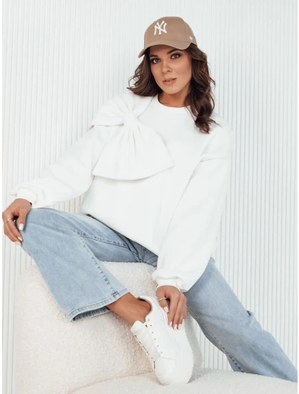 Dámská oversize mikina ecru Dstreet model 21972855 - FashionStreet