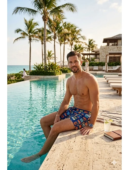 SM 29 model 21086645 šortky dlouhé M3XL - Self SM 29 model 21086645 šortky dlouhé M3XL - Self