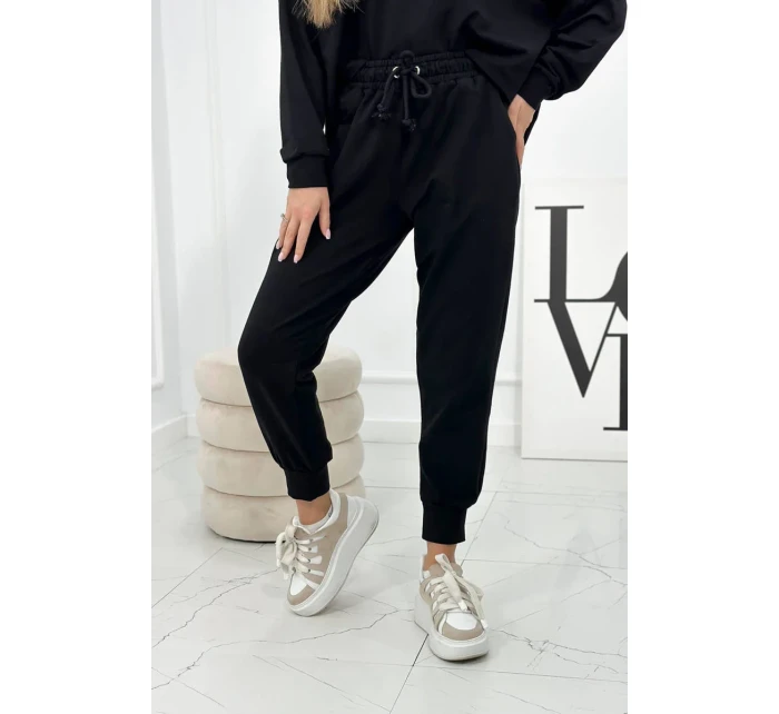 Set 2dílná mikina + kalhoty Černá