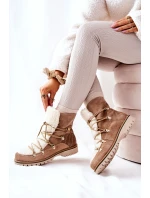 Zateplené boty Trapper Béžove model 21569580 - Boto