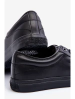 Pánské Tenisky Ze Syntetické Kůže Černé Big Star JJ174234 Pánské Tenisky Ze Syntetické Kůže Černé Big Star JJ174234