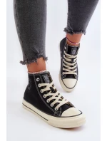 Dámské vysoké tenisky Big Star model 21654788 černé - Big Star Shoes Dámské vysoké tenisky Big Star model 21654788 černé - Big Star Shoes