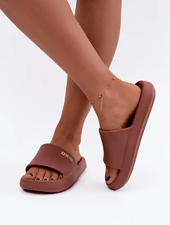 Dámské pěnové pantofle Big Star model 22339963 Hnědé - Big Star Shoes