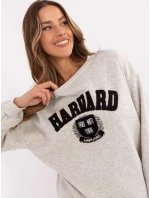 Mikina EM BL 617 model 20811730 světle šedá - FPrice Mikina EM BL 617 model 20811730 světle šedá - FPrice