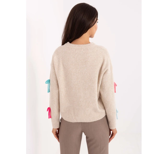 Jumper PM SW SC82.41 světle béžový Jumper PM SW SC82.41 světle béžový