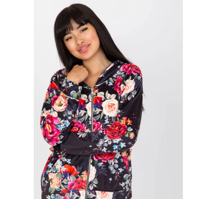 Mikina RV BL 8143.83P černá a červená