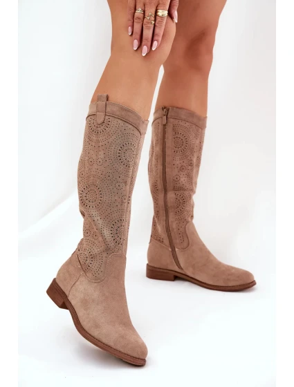 Kozačky model 21099094 hnědé Step in style - S.Barski