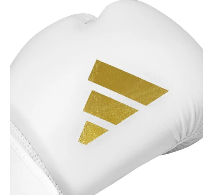 Bílo-zlaté boxerské rukavice Adidas SPEED 50 Bílo-zlaté boxerské rukavice Adidas SPEED 50