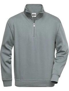 Daiber JN 831 Pracovní mikina s 1/4 zipem 02.0831 dark grey