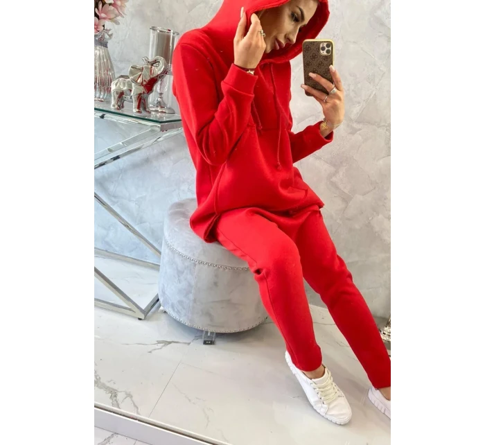 Sada pytlovitých kalhot červená Sada pytlovitých kalhot červená