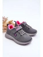 Dětské sportovní boty na zip šedé model 21625388 - EVENTO