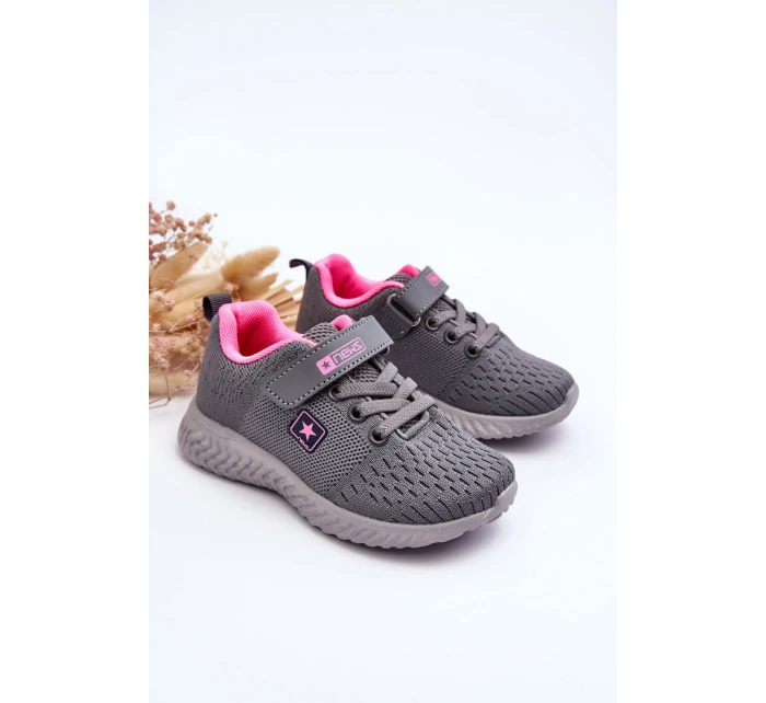 Dětské sportovní boty na zip šedé model 21625388 - EVENTO