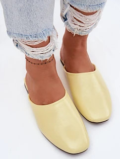 Dámské z imitace kůže Ploché Žluté model 22102949 - Boto
