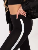 Legíny RV LG R4766.06 černá a stříbrná