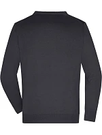 JN 661 Pánský pletený cardigan s výstřihem do V model 22488035 black - Daiber
