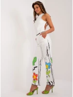 Spodnie DHJ SP model 20113124 ecru - FPrice