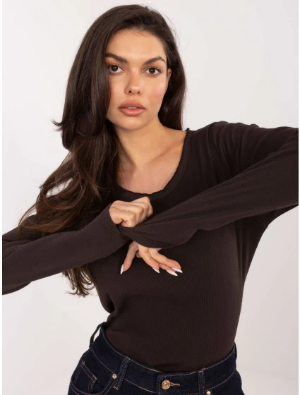 Bluzka BZ ciemny brązowy model 21776329 - FPrice