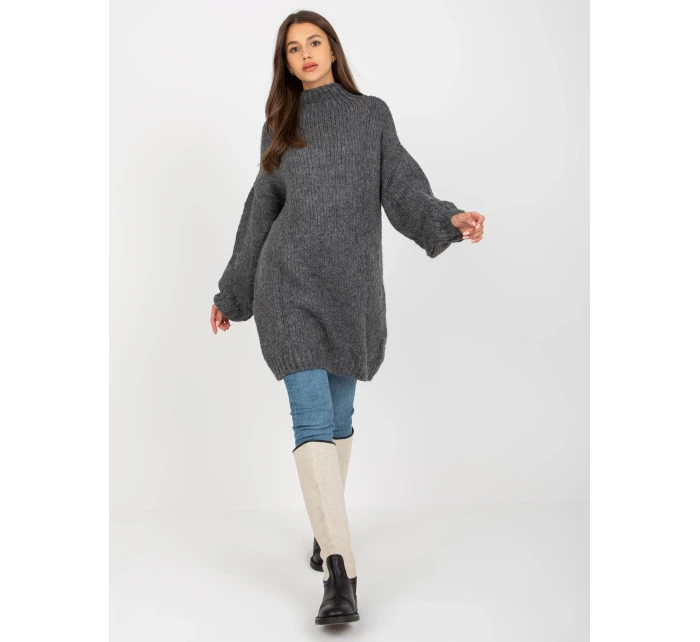 Dámský svetr LC SW model 17655137 tmavě šedý - FPrice