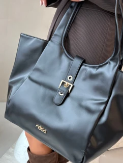 Dámská kabelka shopper s přezkou Nobo – černá