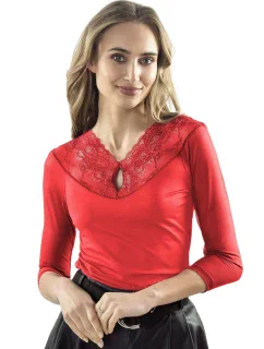 Dámská halenka model 18914319 red plus - Eldar