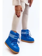 Dámské vázané sněhové boty modré model 21642407 - Boto Dámské vázané sněhové boty modré model 21642407 - Boto