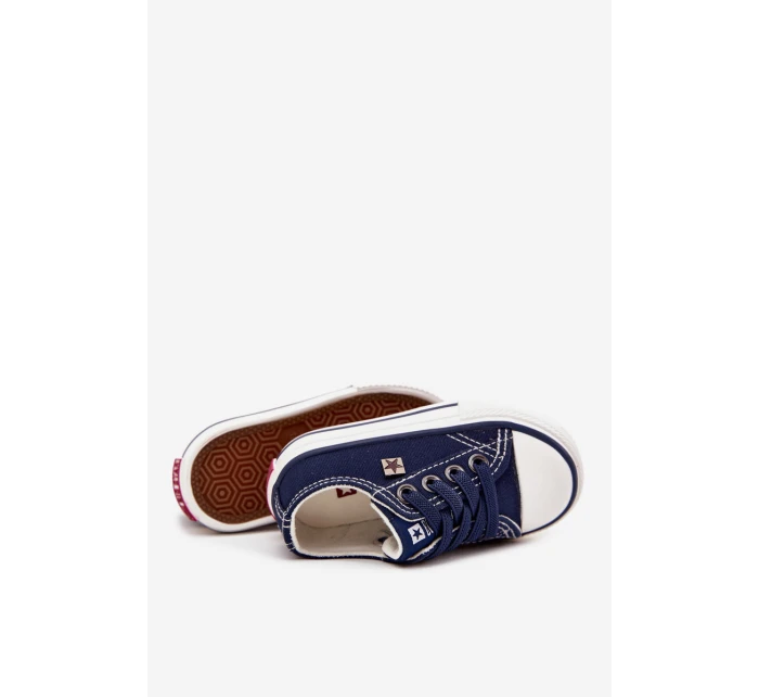 Dětské Klasické Tenisky Big Star DD374162 Tmavě Modré Dětské Klasické Tenisky Big Star DD374162 Tmavě Modré